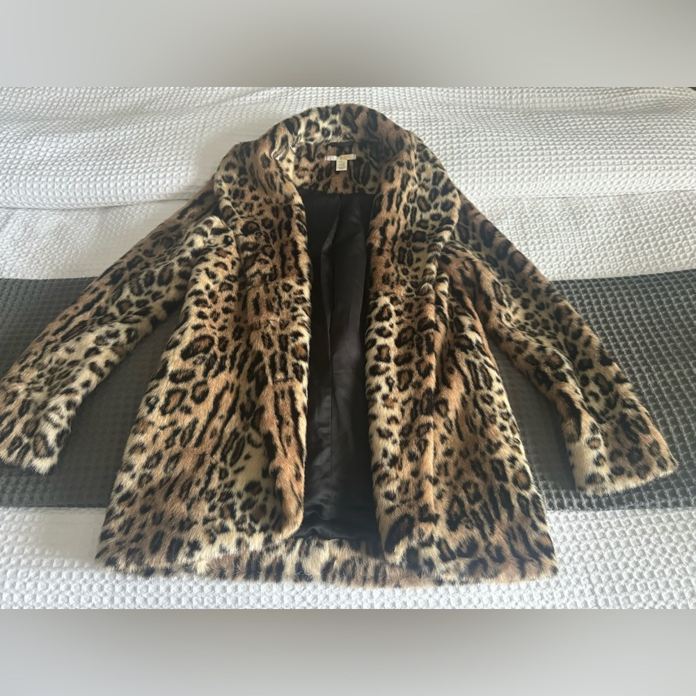 Amuse Society Faux Fur Coat - Small